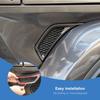 Car Hood Ornament Fender Air Vent Decoration Protective Cover For Jeep Wrangler JL JT Gladiator 2018 Up Car Exterior Accessories