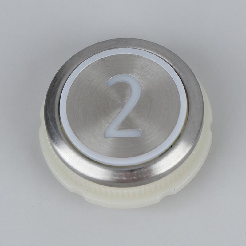 1PCS Elevator Buttons For Round Stainless Steel Elevator Buttons / Digital 1-6 Buttons / Up Buttons / On/Off Buttons