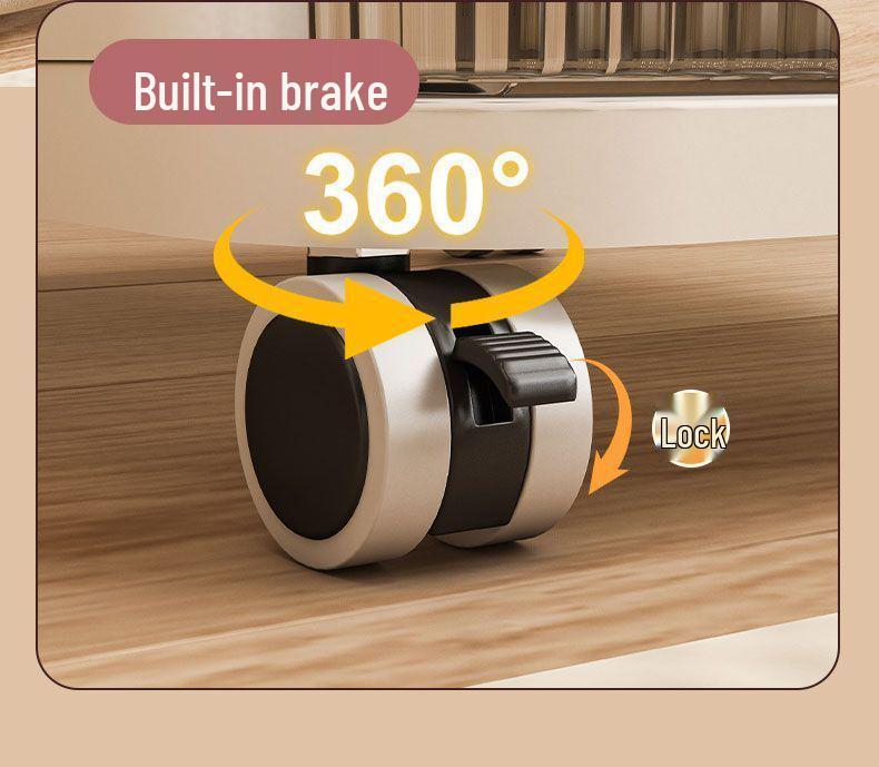 Compact Multi-Layer Floor Snack & Toy Storage Rack