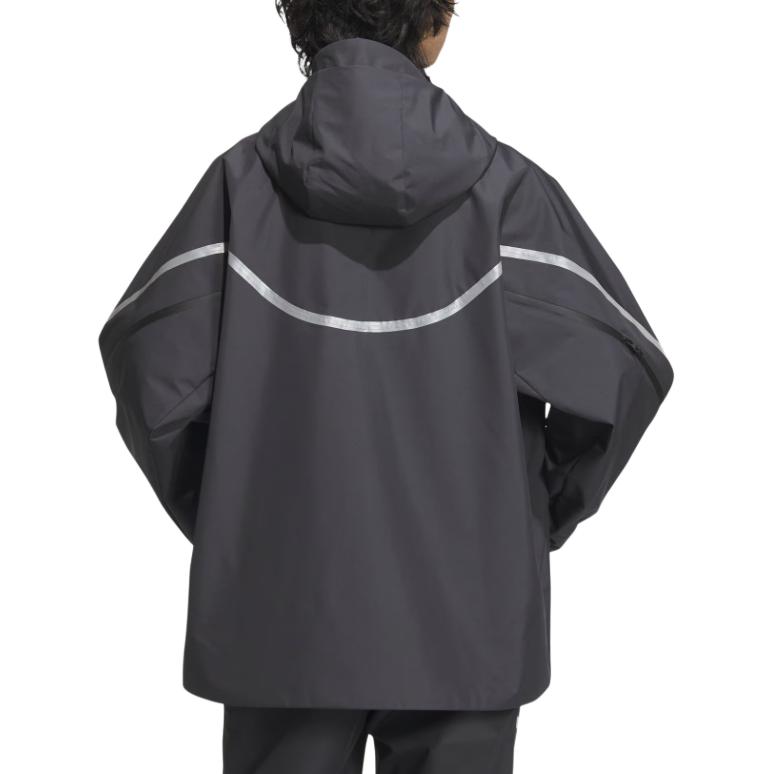 Adidas P Jkt6 Gali Fashion Comfortable Water-Resistant Sports Casual Jacket Men Jackets Carbon-Black JM6170