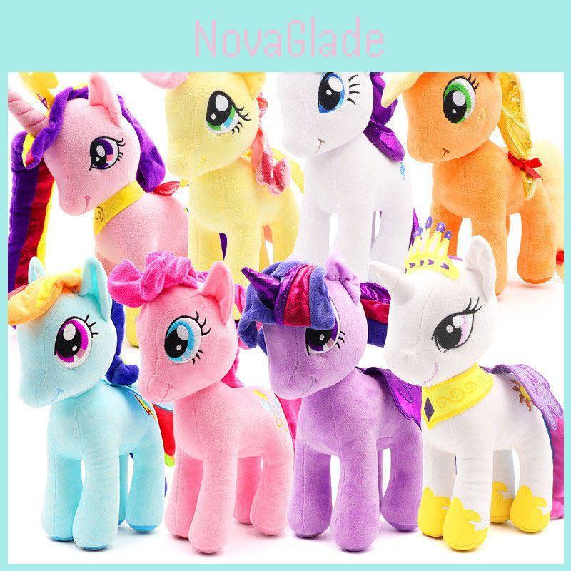 Adorabile Peluche My Little Pony Twilight Sparkle Pinkie Pie Bambole Morbide Ripiene Regalo