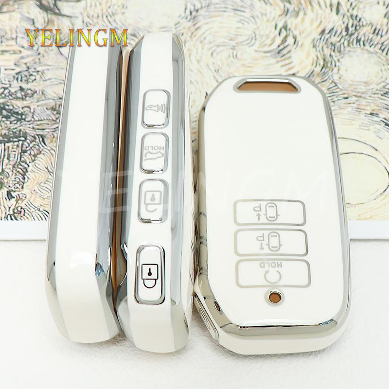 Auto 7 Button Key Shell Fob TPU for KIA Seltos Sportage NQ5 Sorento Mq4 GT LINE K5 DL3 Carnival Ev6 2021 2020 Car Key Case Cover