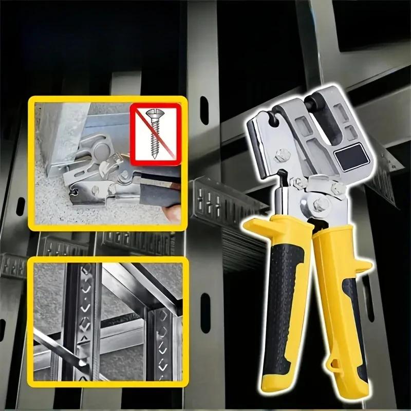 Kielzange für Metallständerbefestigung Aluminiumlegierung Handgehaltenes Gipskarton Deckenwerkzeug