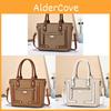 Retro Fashion Large Capacity Handheld Tote Bag With Zipper Closure For Daily Use