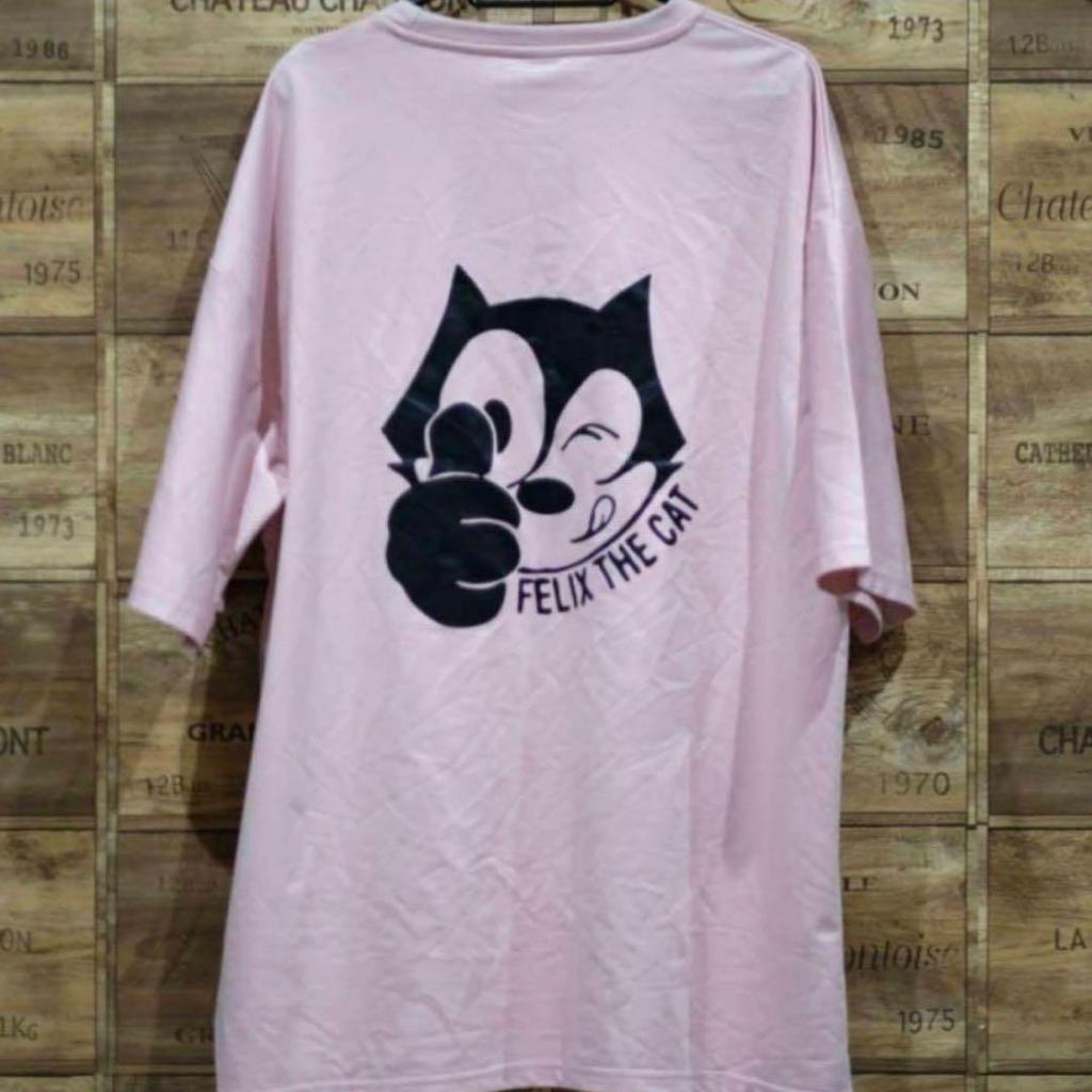FELIX the CAT T-shirt L Size Black