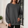 Women's Casual Drop Shoulder Neck Sweatshirt