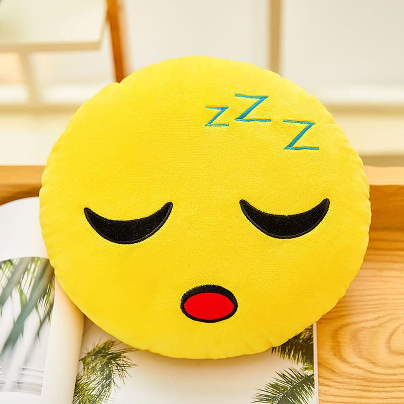Qq Cartoon Emotions Plush Cushion Pillow Bedroom Decor For Gift Collectors And