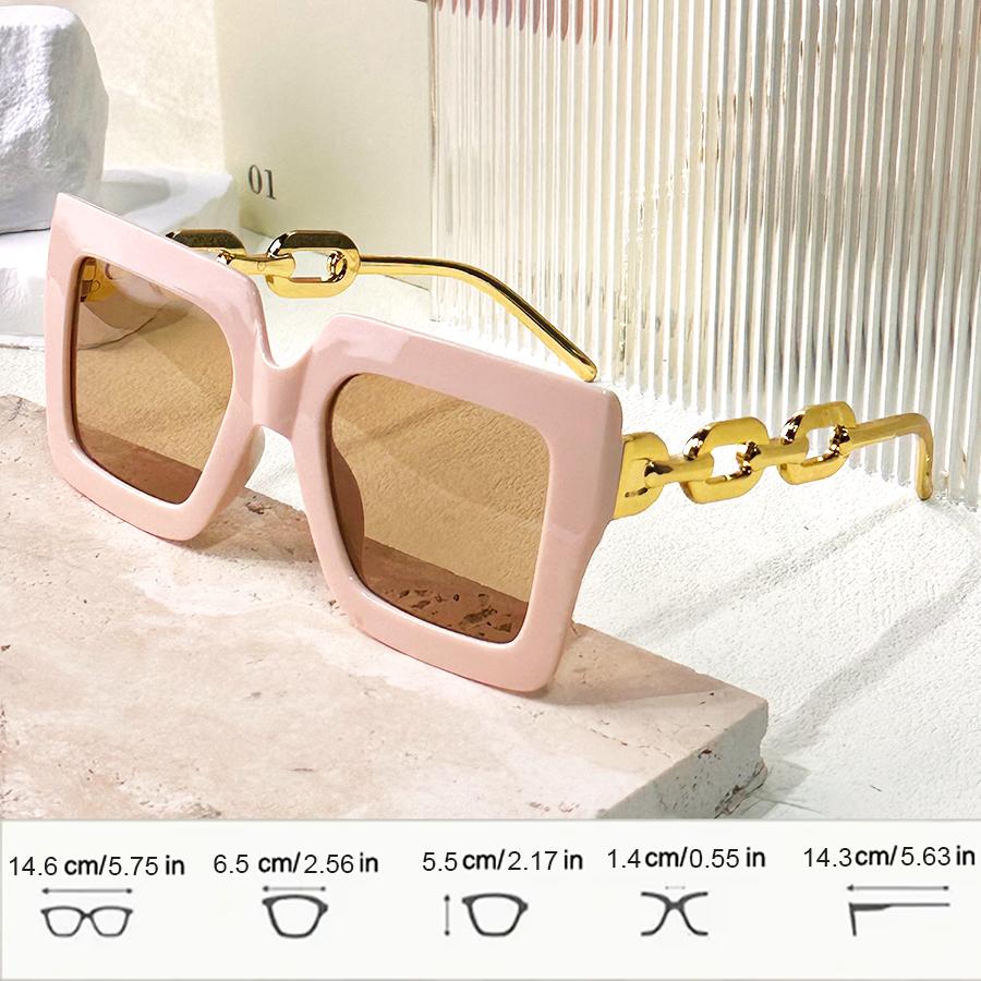 Trend Oversized Square Fashion Glasses,Girls Boys Stylish Sunglasses,for Party, Hiking, Trekking,Shopping
