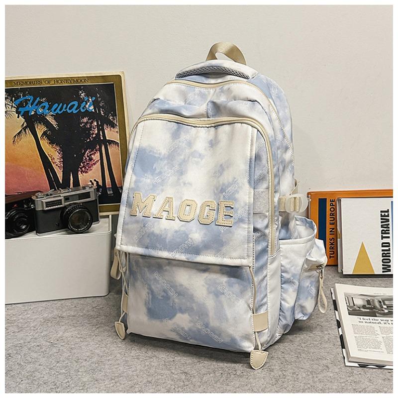 Der neue Schulranzen ist hochwertig, frisch und süß, ein Rucksack mit literarischem Graffiti-Tie-Dye und ein leichter Rucksack für Junior- und Oberstufenschüler.