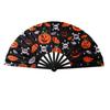 Durable Halloween Folding Fan 33cm Rave Dance Fan Kung Fu Folding Fan  Halloween Party