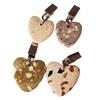 4 Pcs Table Cloth Clips for Outside Table Tablecloth Weights Clips Marble Heart Shape Heavy Duty Tablecloth Pendant