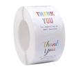 500Pcs/roll THANK YOU Stickers Four Color Business Card Set Customer Business Sealing Sticker Labels Birthday Wedding Gifts Card