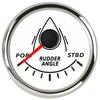 52mm Rudder Angle Indicator with Rudder Angle Sensor Red Backlight 0-190 Ohm for Marine Yacht 12V/24V
