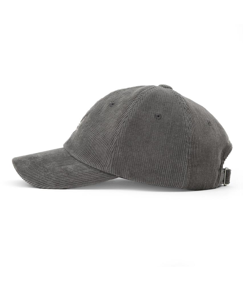 Eondeokeonteulol Autumn/Winter Corduroy Basic Soft Top Logo Ball Cap Unisex Baseball Cap Uc / Classic B B / Cd / Gr