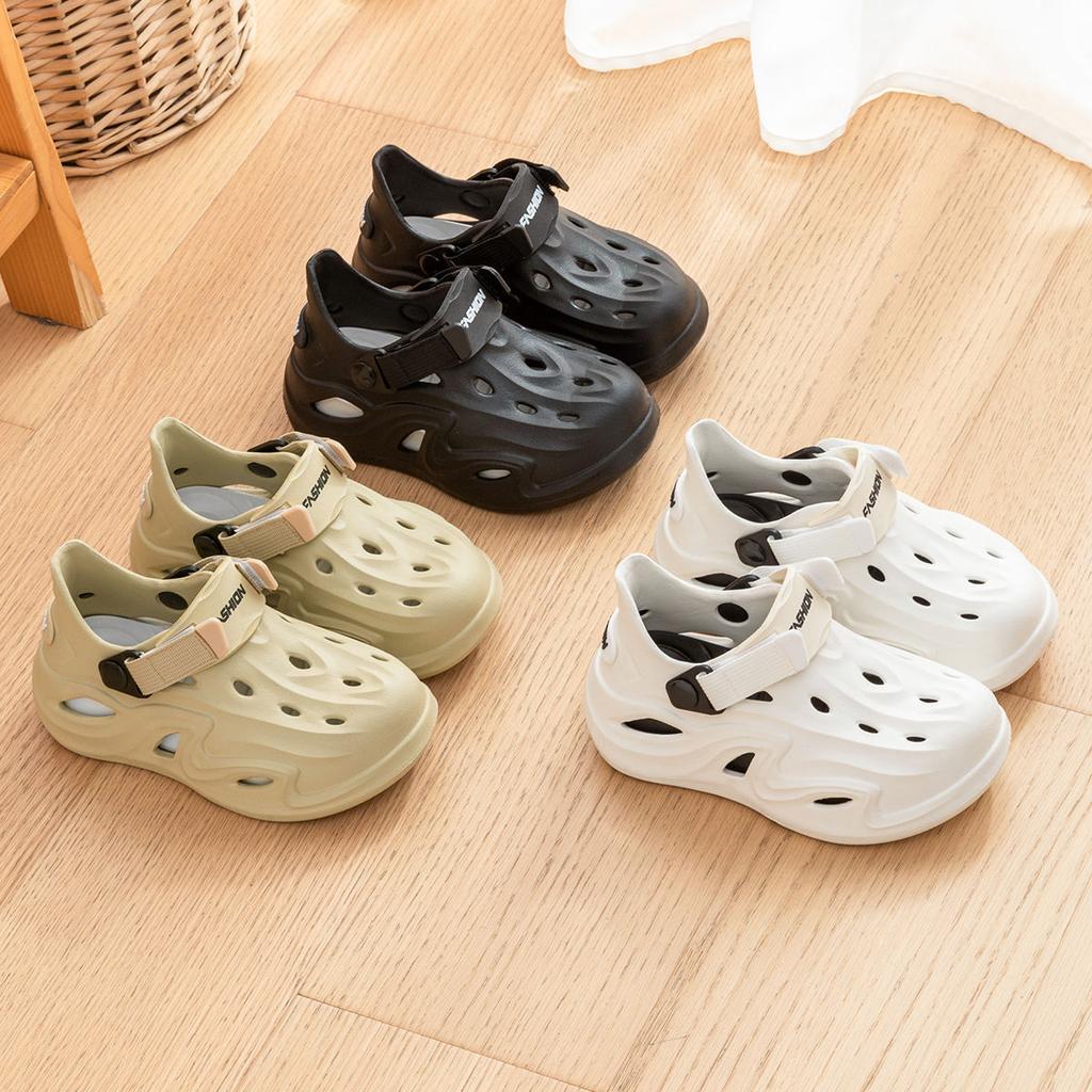 Parent-child Hole Shoes Women's Summer Girls Seaside Beach Shoes Trendy Eva Sandals Boys Outside