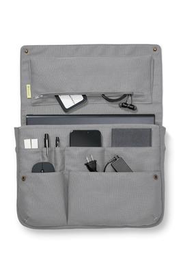 Kokuyo BIZRACK Laptop Clutch A4 Ash Bag-in-Bag Bag, 13.3-inch, Bag, Size, Horizontal, Business, Gray, Kaha-BRB130M