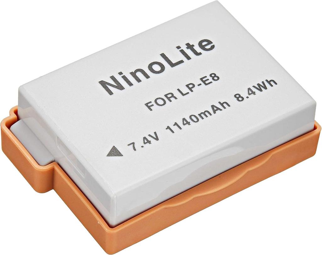 NinoLite Compatible EOS Kiss X4 X5 X6i X7i Compatible LP-E8 Lpe8_t.k.gai