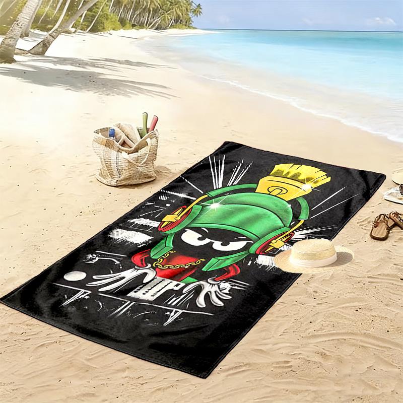 Marvin Martian DJ Funk beach towel Portable for travel soft quick-drying swim towel Outdoor pool towel seaside beach beach towel