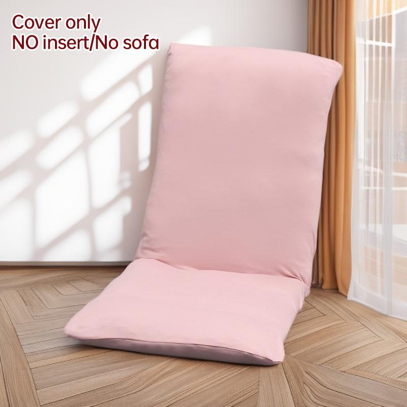 Folding Tatami Seat Cover Single Floor Bed Sofa Slipcover Household Foldable Relax Lounge Recliner Slipcover (Only Cover )