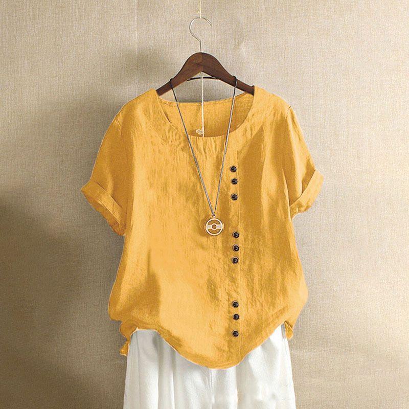 Casual Loose Short Sleeved T-shirt for Women Casual Loose Short Sleeves T-shirt
