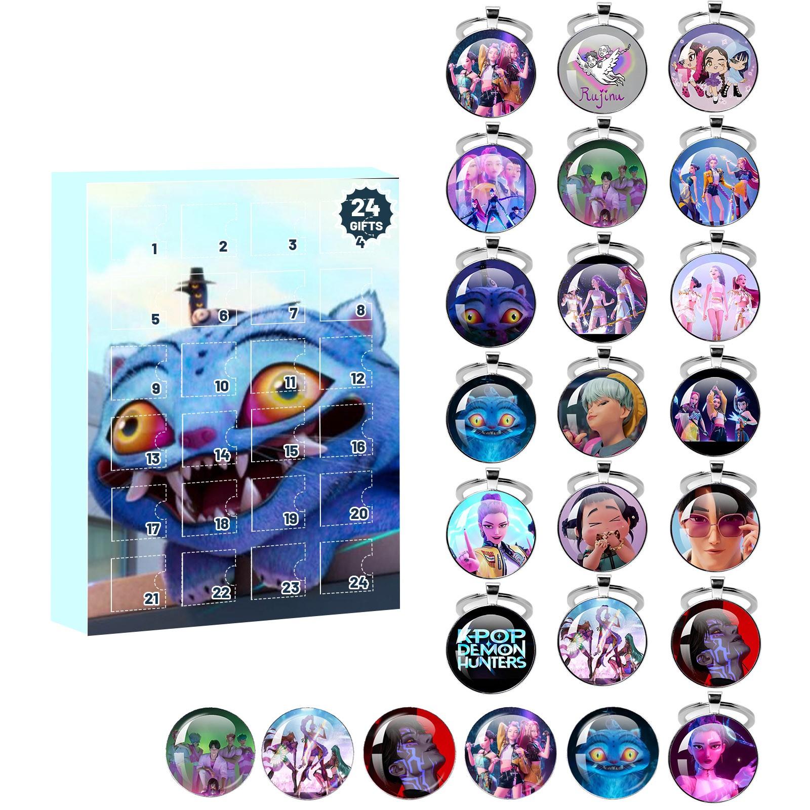 

Календарь ожидания ребенка включает 24 подарка, календарь ожидания ужасов, календарь обратного отсчета и игрушки-сюрпризы One Size