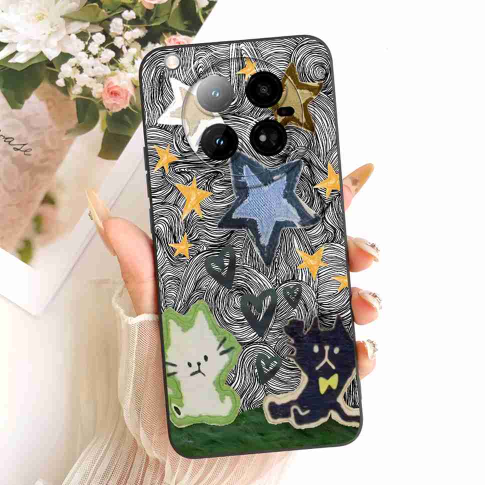 Für Infinix Zero 40 4G X6860 Hülle Luxus Schleifen Malerei Weiche Silikon Rückabdeckung Für Infinix Zero40 ZERO 40 4G Handyhüllen Bumper