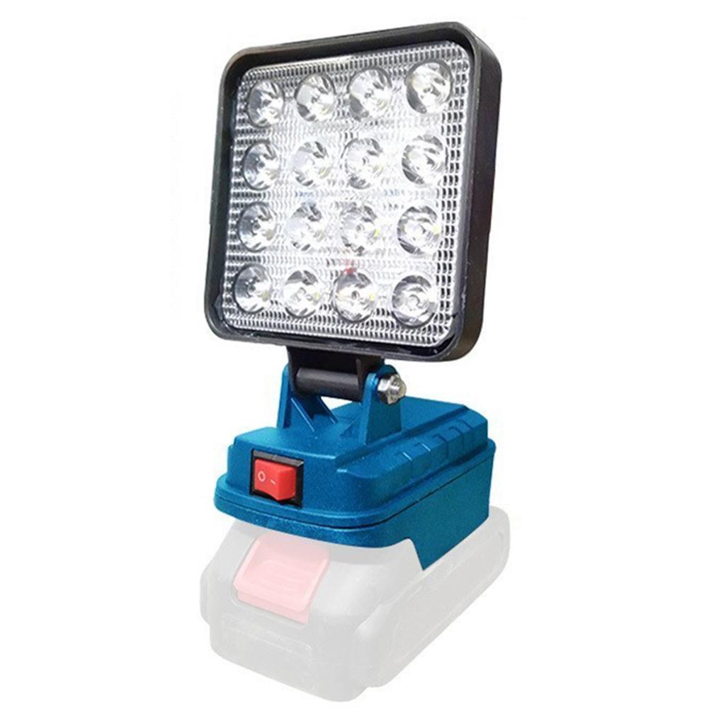 LED Work Light Outdoor Flashlight Rechargeable Emergency Light Dual USB Ports Battery Lantern for Construction Site
