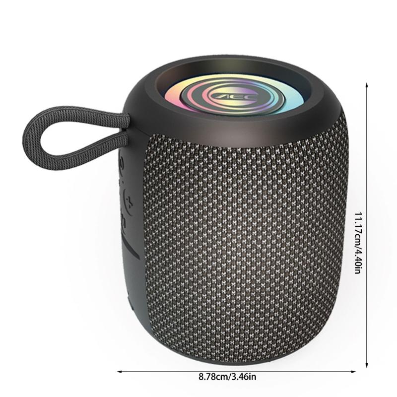 Portable Wireless Bluetooth-compatible Speaker with Premium Output IPX5 Waterproof Memory Card Line Input Long Battery Life for Home and Outdoor tasks