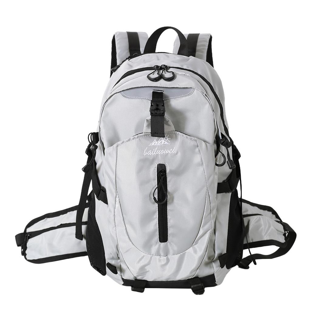 Schoolbag Outdoor Backpack Men's and Women's Large Capacity Mountaineering Bag Travel Lightweight School Bag Simple Hiking Backpack