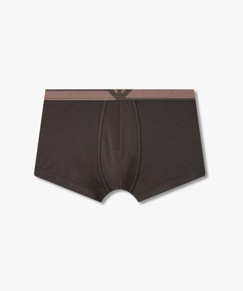 

[Emporio Armani Underwear] Men s Big Eagle Logo Waistband Trunks Dark Brunette 0816112044 [Shipped from Korea] 100% Authentic Dark Brunette - XL