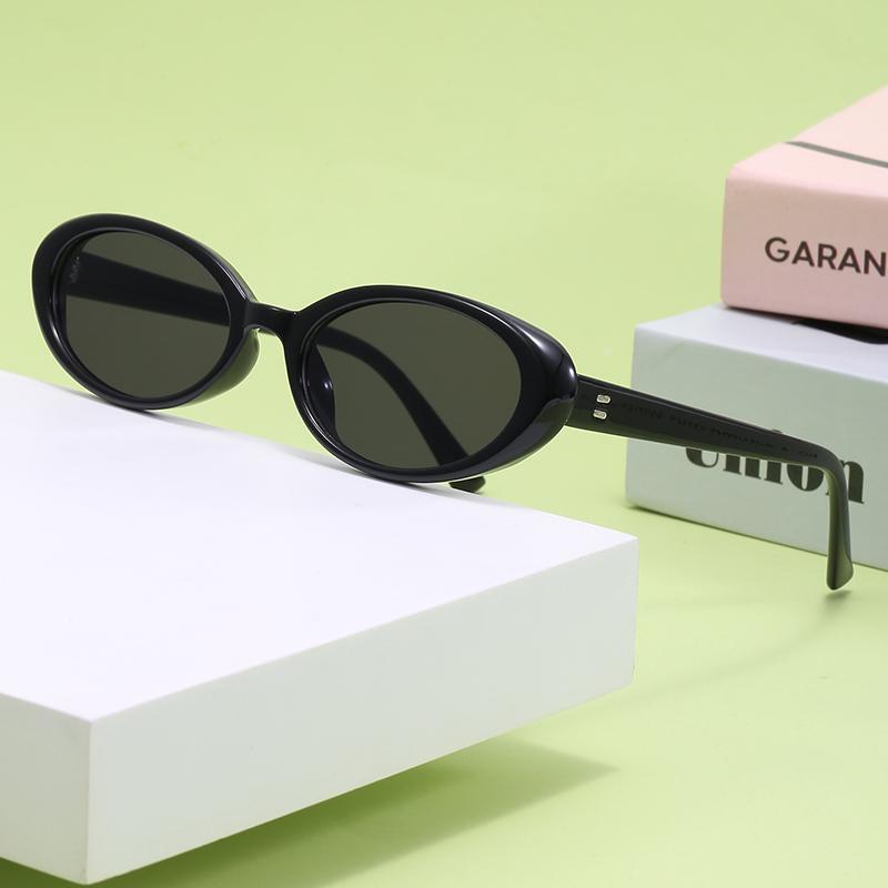 4pcs/7pc Small Oval Sun Glasses Vintage Oval Sunglasses Men Small Oval Sun Glasses Retro Fashion Women Sun Glasses Oculus