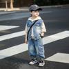 Koreanischer Stil Jungen Frühling/Herbst 2026 Jeansweste 3-teiliges Set - Cooles und hübsches Hemd für Kinder