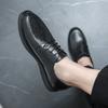 Męskie buty wizytowe Męskie skórzane oddychające formalne biznesowe buty derby Męskie buty na co dzień
