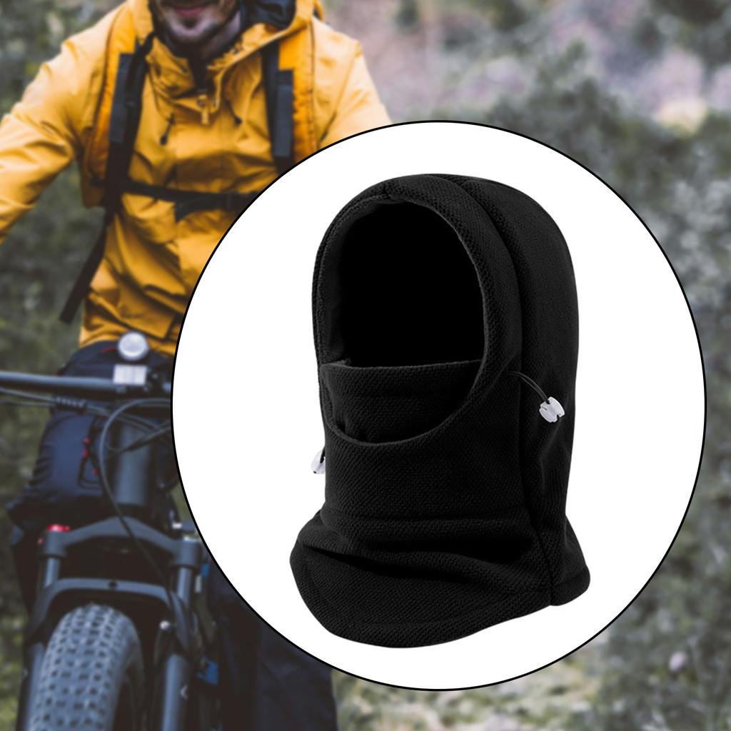 Balaclava Ski Mask Head Face Cover Scarf Soft Neck Warmer Hooded Cap Winter Windproof Hat for Outdoor Cycling Ski Snowboarding