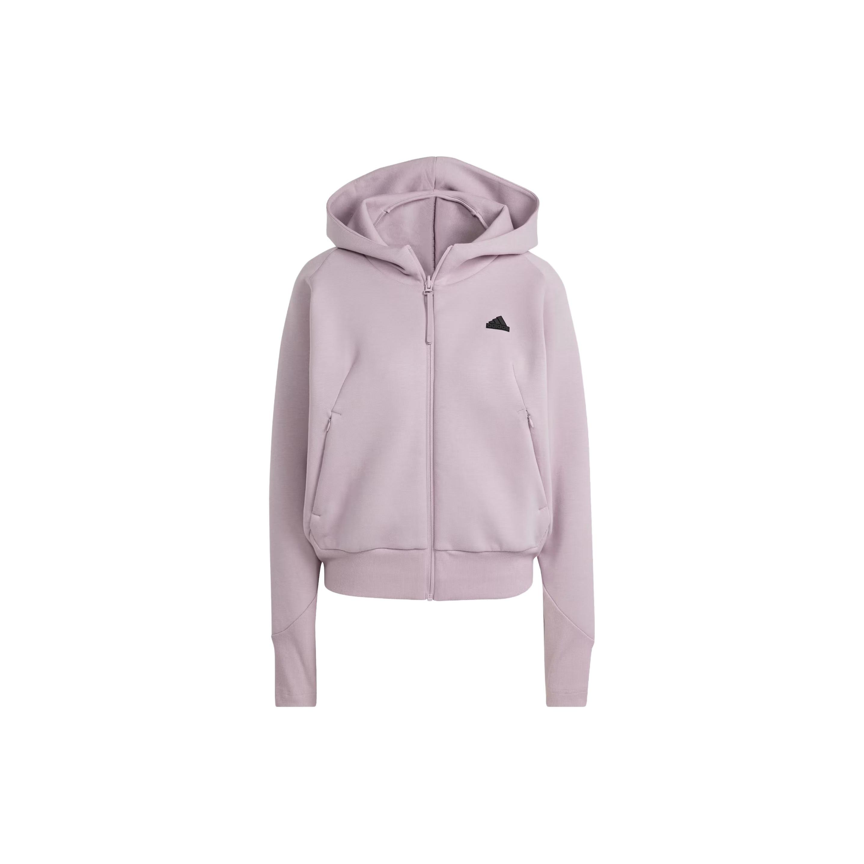 

Новый Adidas Z.N.E. Толстовка с капюшоном на молнии женская светло-фиолетовая IS3934 S