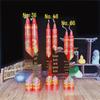 Handun Red Cylindrical Buddha Lamp Candles