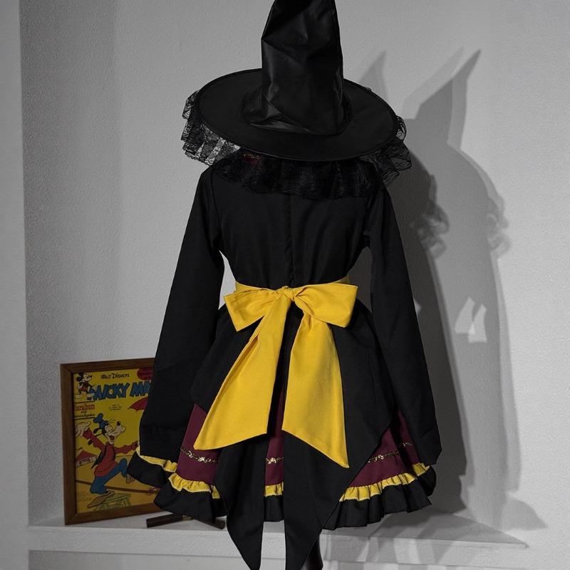 Harry Potter Costume Adult Children Halloween Cloak Academy Wind Magic Witch Princess Lolita Dress