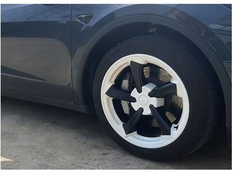 Fits Tesla Model Y Facelift 19" Wheel Cover Hub Cap Modification Parts