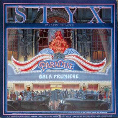 LP Record STYX  Paradise Theatre SP3719 AM Records 1981 Canada Rock Used