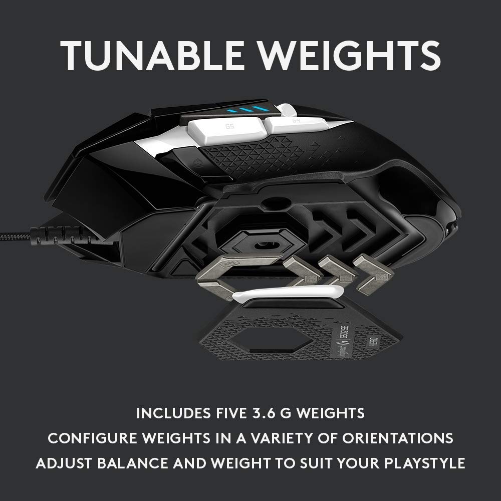 Logitech G502 Hero SE Special Edition Gaming Mouse, Multi-Button, RGB, Wired [Parallel Import]