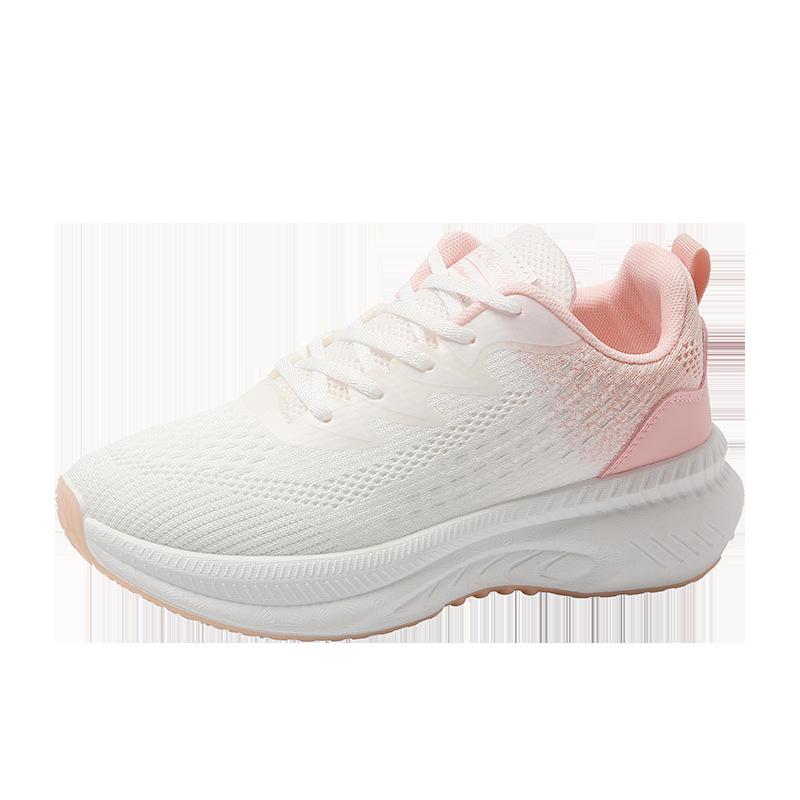 Is the New Fly-woven Women's Shoes Spring Student Sports Running Shoes Casual Shoes Thick-soled Heightening Shoes