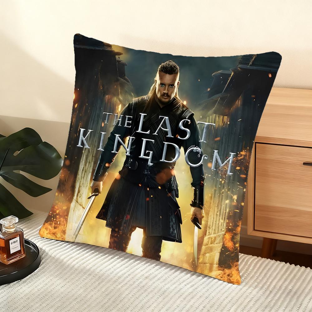 Cushion Cover Silky Short Plush Home Sofa Cushion Cover - Invisible Zipper Home Decoration The Last Kingdom TV Series