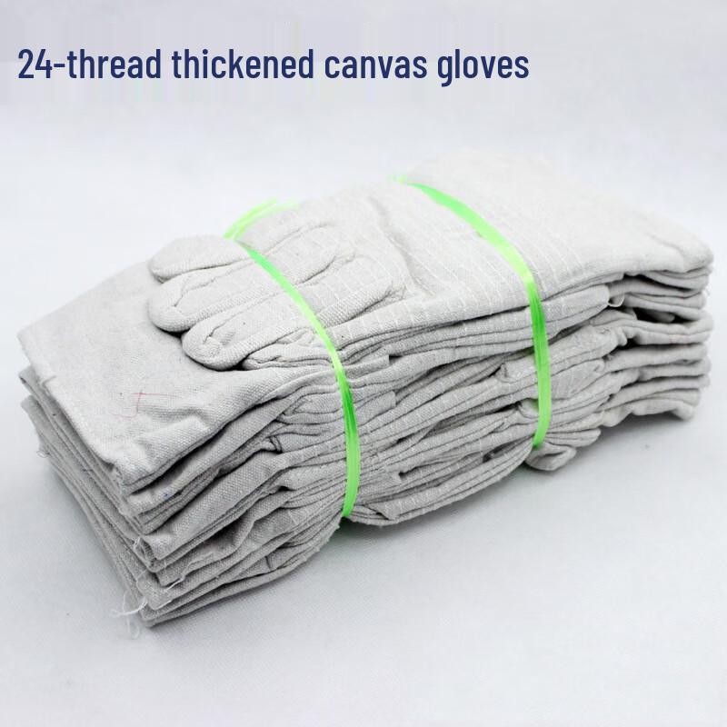 Heavy-Duty Canvas Work Gloves