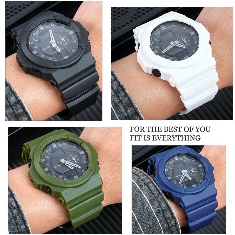 Koperta Pasek do Casio G-SHOCK GA-150/200/201/300/310/GLX100 Ochronna Obudowa Żywica Gumowy Pasek Bransoleta Akcesoria Narzędzia