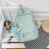 Schoolbag1011 Casual Backpack Male Female Junior High School Backpack College Student Simple School Bag Outdoor Travel Commuter Women's Bag