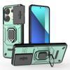 For Xiaomi Redmi Note 13 4G Case PC+TPU Slide Lens Lid Phone Cover