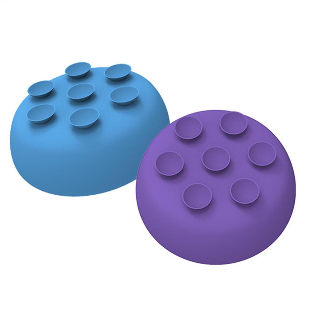 Slow Feeder Cat Bowl Silicone Non-Slip Pet Dishes with Strong Suction Cup Dog Puzzle Feeder for Puppy Medium Pet Drinking Eating