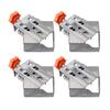 1/2/4pcs 90 Degree Fixing Clips Adjustable Swing Jaw Stainless Steel 90° Holder Fixed Clip Wood Corner Clamps Woodworking Tool