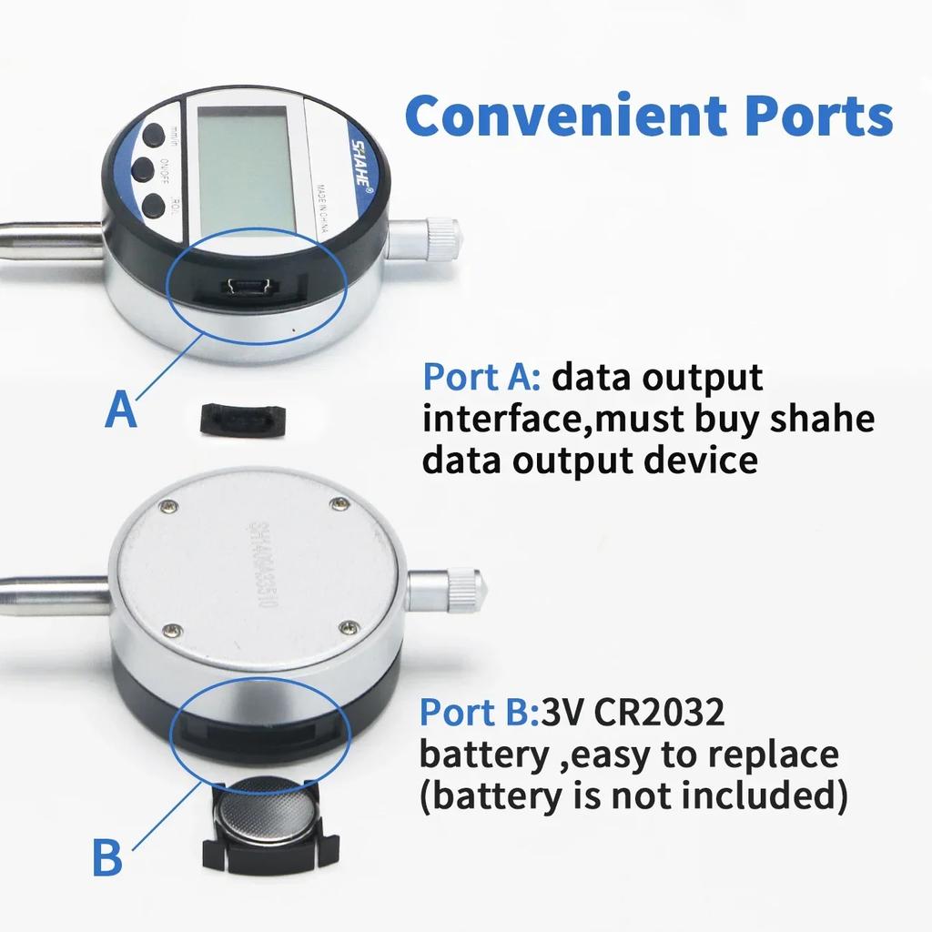 0-12.7 mm 0.01mm Indicateur à cadran numérique Indicateur numérique électronique Outils de précision