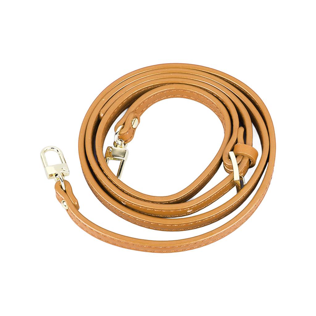 Leather Bag Strap 41.33 to 48.03in 0.35in Wide Replacement Shoulder Strap for Purse Handbag